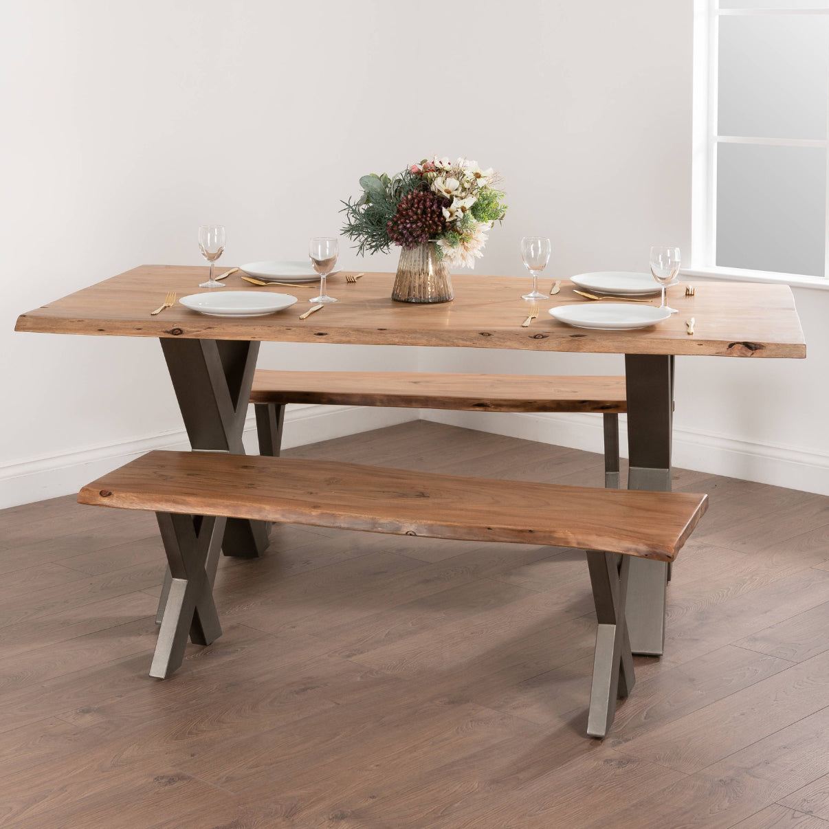 Acacia Wood Dining Table