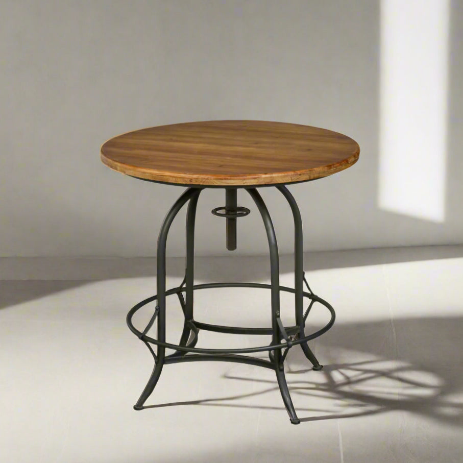 Ore Round Top Adjustable Table