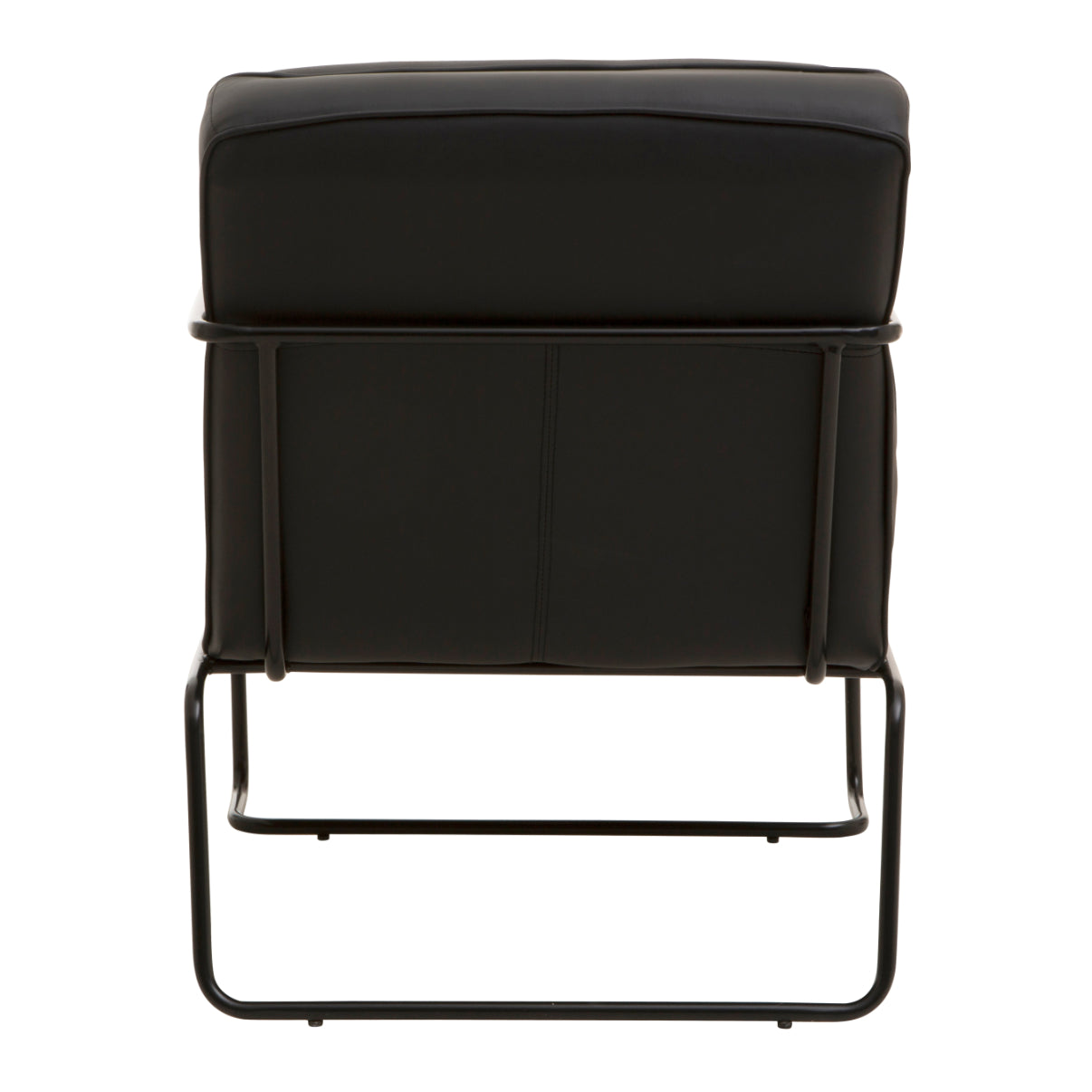 Forge Black Padded Armchair