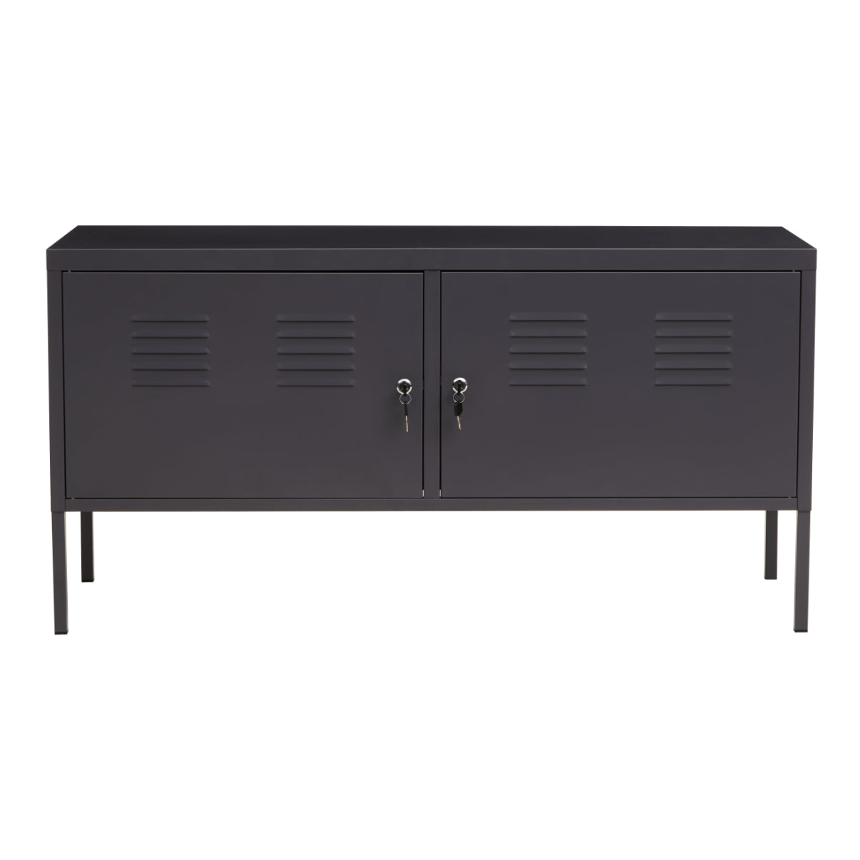 Varsity Two Door Grey Locker Cabinet