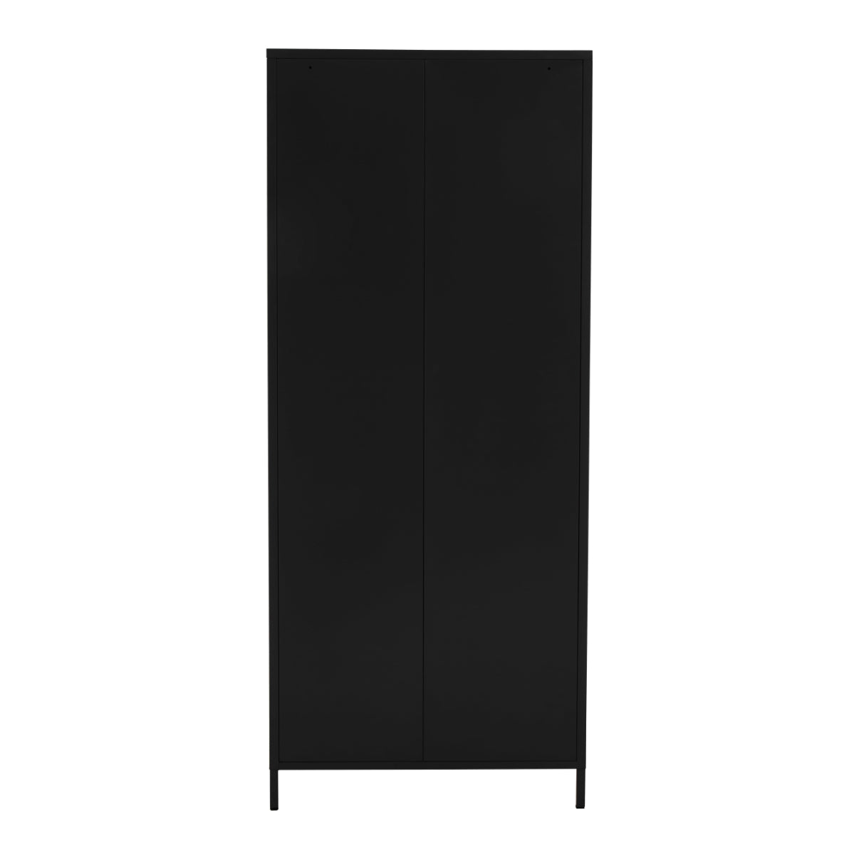 Varsity Black Two Door Locker Style Wardrobe