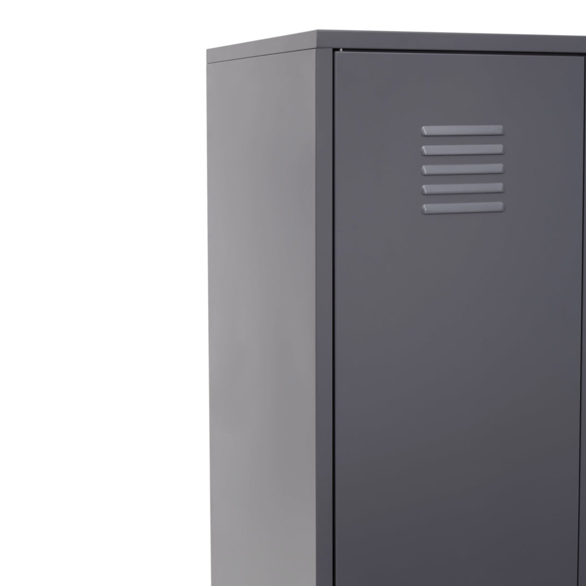 Varsity Grey Two Door Locker Style Wardrobe