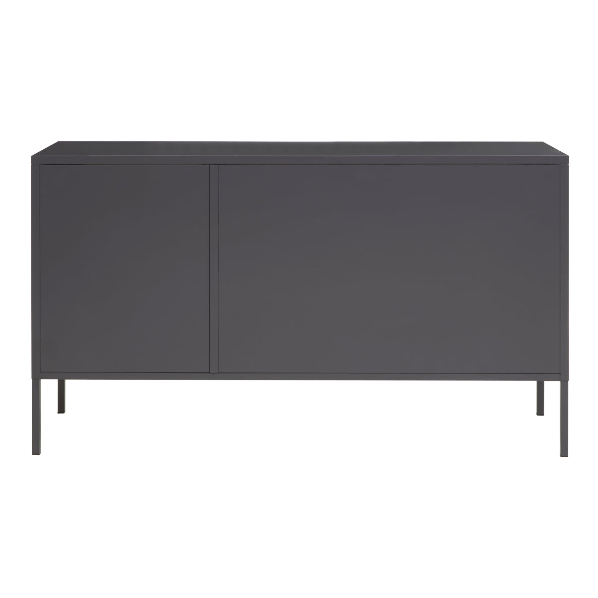 Stila Three Door Grey Metal Sideboard