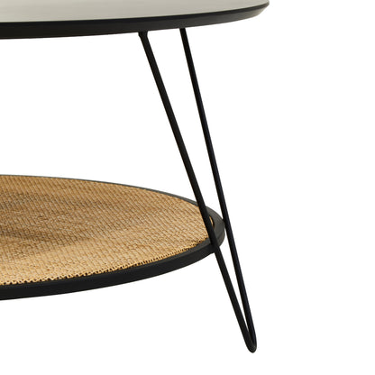 Java Coffee Table With Hairpin Legs