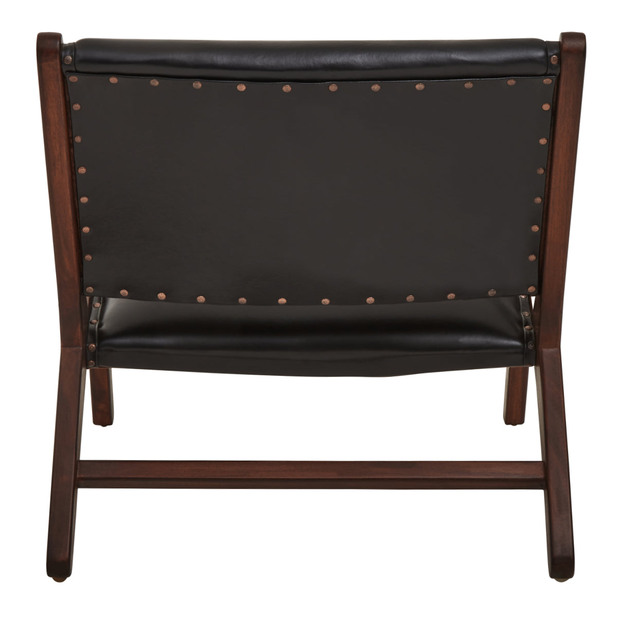 Cusco Genuine Black Cow Leather Chair